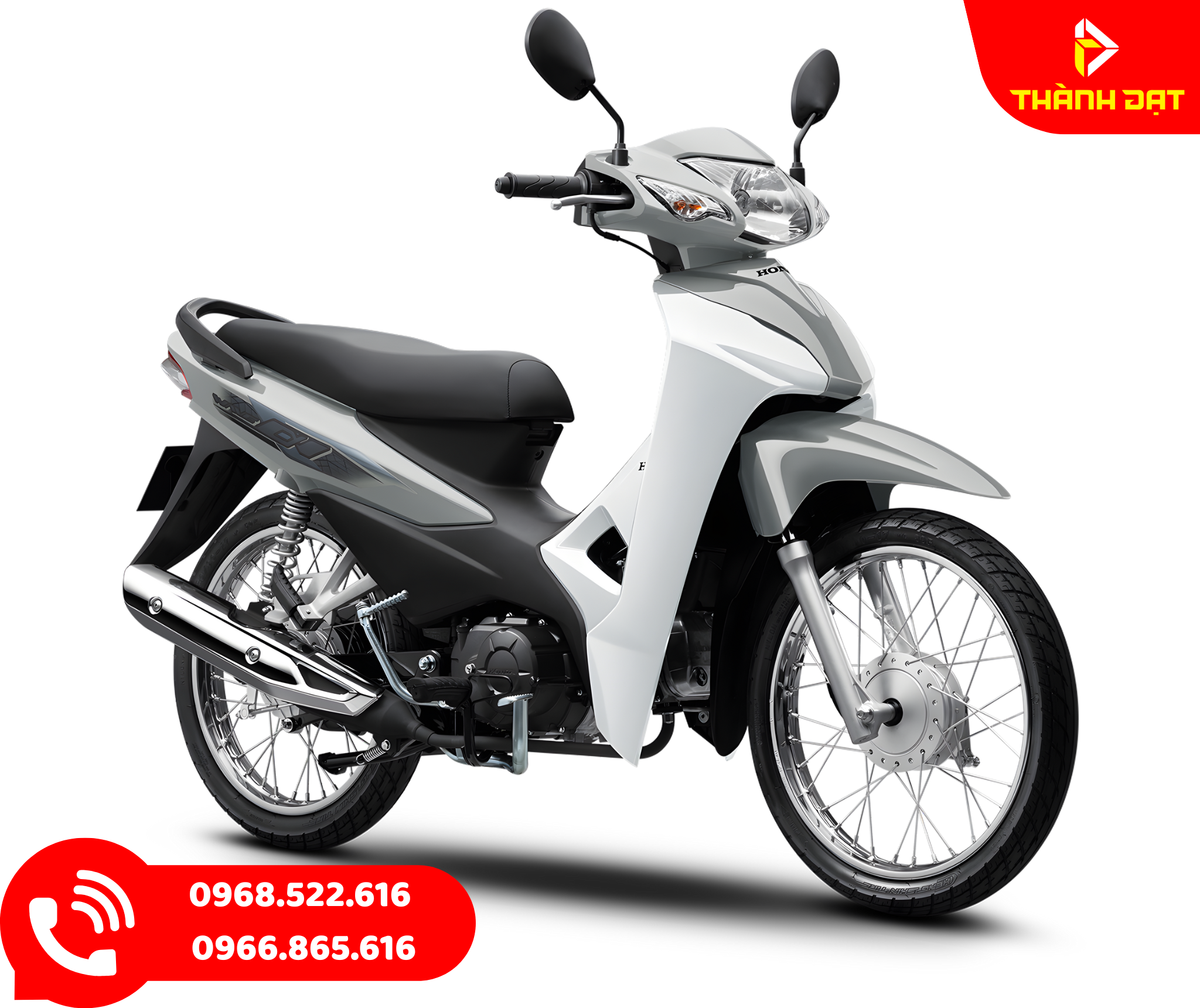 TVS Dazz 110 trắng hồng